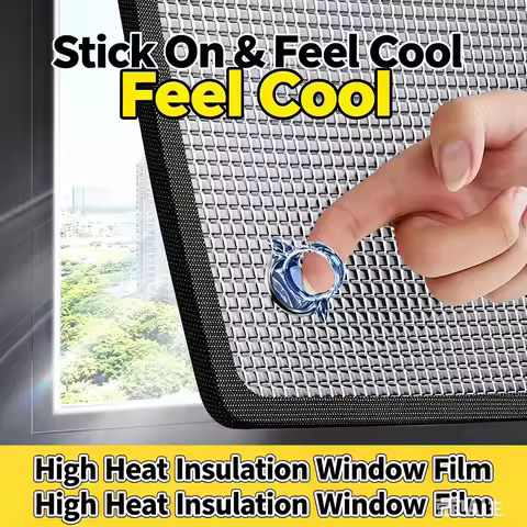 Aluminum Film Insulated Window Sunscreen and Shading Film Removable Sunscreen Household Glass Sunscr