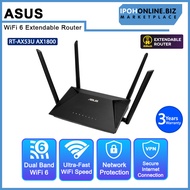 ASUS RT-AX53U AX1800 Dual Band WiFi 6 Extendable Router Subscription Free Network Security Built-in 