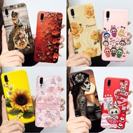 For Huawei P20 Pro Beautiful Flower Printing Phone Casing for Huawei P20 P20Pro Candy Color Soft Sil