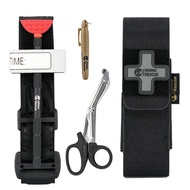 RHINO RESCUE Molle Tourniquet Holder,Tactical Tourniquet & Trauma Medical Shear & Marker Medical Pou