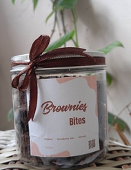 Brownies Panggang Fudgy brownies bites