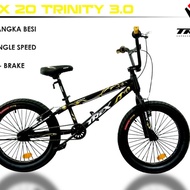 Sepeda Anak BMX 20 Trex Ban Jumbo 3.0 - HITAM KUNING
