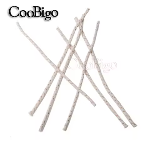 10pcs Lighter Copper Wire Cotton Core Wick Replacement for Petrol Zippo Lighter Kerosene Oil Lighter