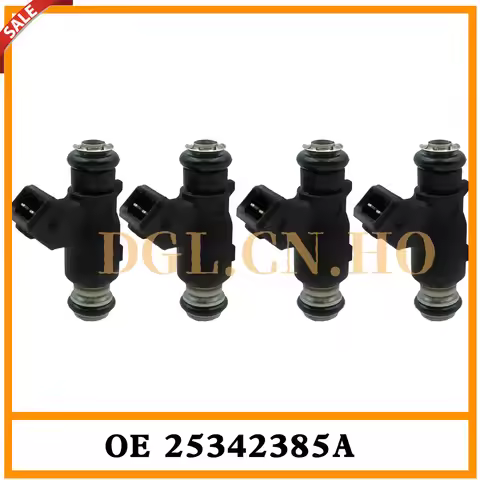 4PCS Fuel Injectors 25342385A Suitable for Dongfeng Glory 330 C31 C37 DK15 Engine Chevrolet 1TR 2TR 