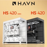 HAVN HS 420 Dual Chamber Mid-Tower PC Case [ With VGPU / Without VGPU ]