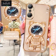 AnDyH Casing For infinix Hot 20 4G 5G Hot 20i 20 Play Hot 20S Phone Case Cute 3D Starry Sky Astronaut Desk Holder with lanyard