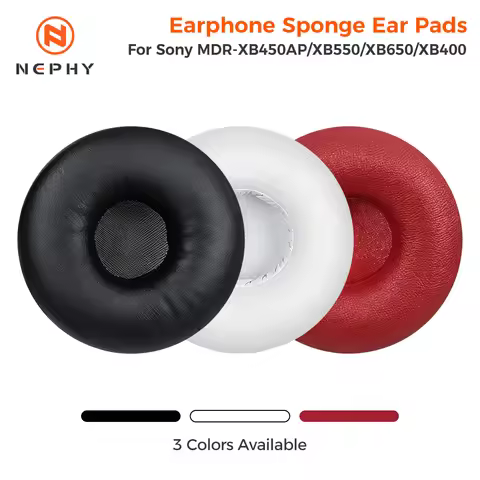 Earpads For Sony MDR XB650BT XB550AP XB650 XB550 XB450 XB450AP Leather + Foam Headphones Cushion Hea