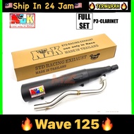 Honda Wave125 NLK Exhaust Std Racing 28mm w125 wave 125 Ekzos EXZOS exhaust cutting standard racing