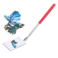 Adjustable Extendable Aquarium Fish Tank Betta Mirror for Fish Betta Flowerhorn Cichlid Training Pla