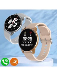 LIGE Reloj inteligente LIGE para mujeres y hombres de 1.28 pulgadas, llamada de 230mAh, resistente al agua IP67, brazalete de reloj inteligente multideportivo para mujeres