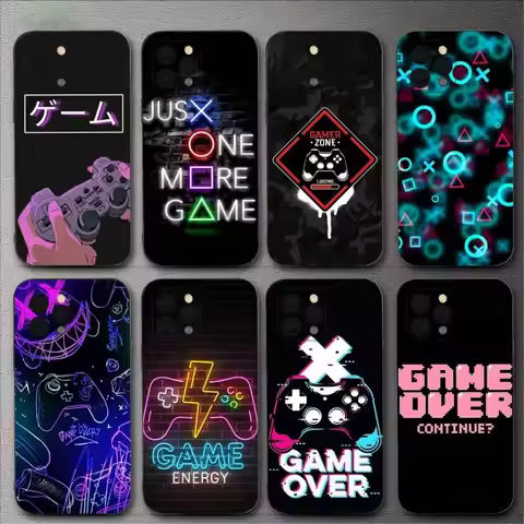 P-PlayStation game Phone Case For iPhone 16,15,14,13,12,11,XS,XR,X,8,7,Pro,Max,Plus,mini Silicone Bl