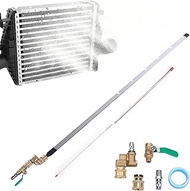 39'' Pressure Radiator Cleaning Wand, 4500PSI Radiator Flush Cleaner Tool Stainless Steel with 6 Hol