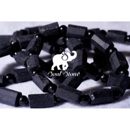 Soul Stone Natural Crystal #Black Tourmaline Raw Ore Bracelet, Bracelet #Black Tourmaline