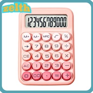 ZELTH Accounting Calculator, Gradient Color 12 Digit 12 Digit Calculator, Multifunctional Large Disp