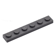 COOLPON|This Is LEGO Lego's Parts Dark Gray Plate 1x6 Thin 3666 4211056