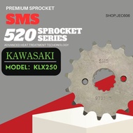 KAWASAKI KLX250 KLX 250 SMS SPROCKET RK FRONT DEPAN 520 SPOCKET STEEL