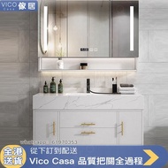 浴室櫃洗手盆（包送貨free delivery）智能鏡櫃洗手盆櫃 bathroom cabinet（三色可選）浴室櫃 实木智能镜柜 吊櫃 收納櫃 bathroom washbasin 衛浴置物櫃 衛生