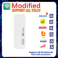 Modified 4G USB wifi modem network dongle universal 140mbps unlocked 4G lte usb modem wifi 4G networ