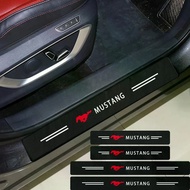 Mustang Car Door Sill Plate Sticker Auto Goods Interior For Fords Mustang 2005 2010 2015 2018 GT Gui