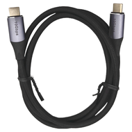 UGREEN 綠聯 USB C-Type C 3.1快充100W 高速傳輸10Gbps 4K影音 金屬殼編織 專業版 1m 黑色 1條