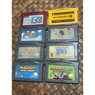 GBA cartridges Mario games
