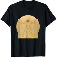 Men's cotton T-shirt Leonardo da Vinci T-Shirt Vitruvian Man Tee Shirt T-Shirt Fast Shipping 4XL , 5