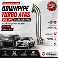 DOWN PIPE DOWNPIPE TURBO TOP 2KD VNT HILUX VNT FORTUNER VNT 1KD 2KD