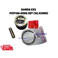 EX5 PISTON + RING SET 56.50MM #EX5#PISTONSET#56.50MM#