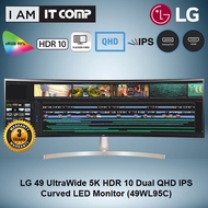 LG 49 Inch 49WL95CW / 49WL95C-W UltraWide 5K HDR 10 Dual QHD IPS Curved LED Monitor ( 49WL95C / 49WL