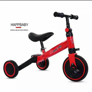 Happy Baby Balance Bike 3 in 1 Happybaby 3 Wheel Kids Balance Bike