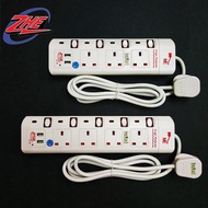 USB Extension Socket [SIRIM] Approved with Surge Protection Fast Charging 2.0 USB Port 2Pin Plug Special Fit (6158/6159)