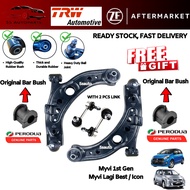 TRW Myvi 1st Gen D73A / 2nd Gen D54T Lagi Best Heavy Duty Lower Arm With Stabilizer Link & Bar Bush