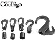 50pcs Shock Cord Ends Snap Hooks Bungee Elastic Rope Backpack Strap Buckle Boat Kayak Stretch String Hook Camping Tent Accessory