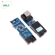UM.T Mini Gigabit Fiber Optical Media Converter 1000Mbps Single Mode 3-5Km UPC/APC SC-Port A/B Port