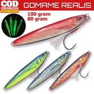 Metal Jig 80g 100g Body S Realistic Glow in The Dark Similar to Gomame