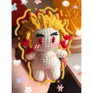 Rengoku keychain |Crochet crochet crochet crochet|