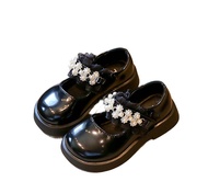 รองเท้าคัทชูเด็กผู้หญิง สายติดเม็ดไข่มุก รุ่น H510