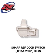 SHARP REFRIGERATOR DOOR SWITCH 3 PIN QSW-PA092CBZA / FRIDGE DOOR SWITCH / SUIS PINTU PETI SEJUK (ORIGINAL/GRADE A)