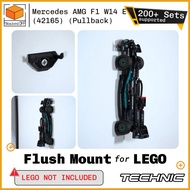 Flush Wall Mount For Lego Technic Mercedes AMG F1 W14 Pullback (42165)