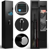 SAFEFEVER Gun Cabinet, 2 Rifle Gun Cabinet with 180-Degree Full Access Door, Gun Cabinets for Rifles
