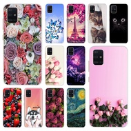 Samsung A51 Case Cover Samsung Galaxy A51 SM-A515F A 51 Anti Fingerprint Casing Soft Silicone TPU Co