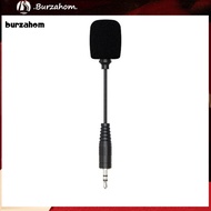 BUR_ Mini Microphone Noise Reduction Sound Live Karaoke Microphone Mobile Computer Direct Plug Microphone Conference Supply