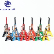 CRUNCHCRAFT​ Metal Jack Stands, Model Parts Decoration Tool Simulation Jack Stands, Truck Tire Chang