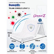 🇲🇾 [ LOCAL SELLER ]  DUNLOPILLO Klasik Generasi Z 4 inchs Foldable Mattress |  Latex Foam | Single Tilam Lipat