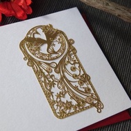 永恆之戀鳳與凰書籤賀卡-金