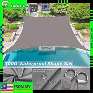 Multiple Sizes Outdoor Waterproof Awning Shade Sail Garden Awning for Patio Garden Car Awning Untuk 