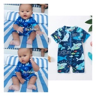 Baby boy swimsuit 3 months - 2 years imported Baby Jumper swimsuit boy