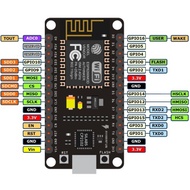 NodeMCU V2 ESP8266 บอร์ดพัฒนาโปรแกรม มีไวไฟในตัว