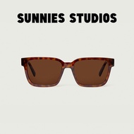 SUNNIES STUDIOS - Triton Deep Tort Square Frame Sunglasses - 60325BAP-1-1