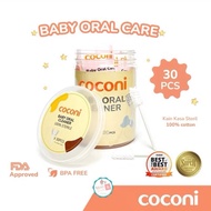 COCONI Baby Oral Cleaner Gauze Stick | Sterile Gauze Cloth | Baby Tongue and Mouth Cleaner